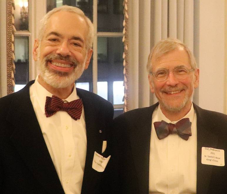 Former and new BSJ Editors Steve Rothman and Dan Andriacco