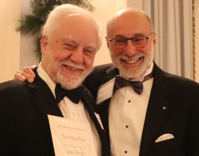 Otto Penzler and Michael Kean at 2024 BSI Dinner